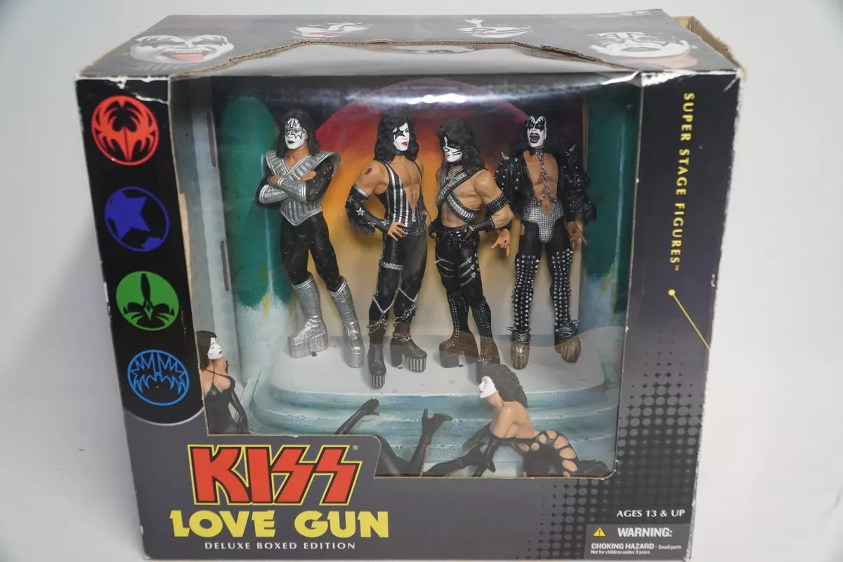 KISS LOVE GUN Deluxe Box Edition Super Stage Figures McFarlane Toys Diorama