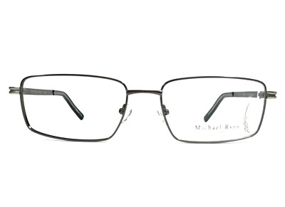 Michael Ryen MR-406 C1 Brillengestell Titan Rechteck 58-18-150 Gunmetalgrau