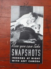KODAK SNAPSHOTS INDOORS AT NIGHT BROCHURE/126844