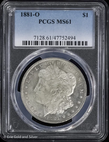 1881-O $1 Morgan Silver Dollar PCGS MS 61 | Uncirculated UNC