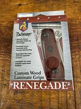 Pachmayr Renegade Double Diamond Grips For Ruger 22/45 Models. 63240. Rosewood