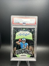 2023 Panini Obsidian - Volcanic Green Electric Etch Hendon Hooker