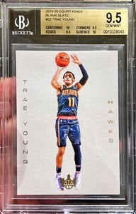 2019-20 Court Kings Trae Young Blank Slate #22 BGS 9.5 - .5 Away Pristine 10