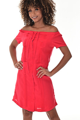 knit halter dress Pink Knit Midi Halter Dress With Back Buttons