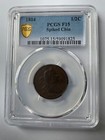 New Listing1804 Draped Bust Half Cent Spike Chin 1/2C Pcgs F15 Gold Shield 59091825
