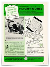 Print Ad Airguide Publications Flight Guide Manual Vintage 1965 Advertisement