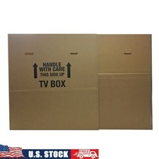 Adjustable Moving Box Flat Screen TV Up to 70 Inch Heavy Duty Protection New