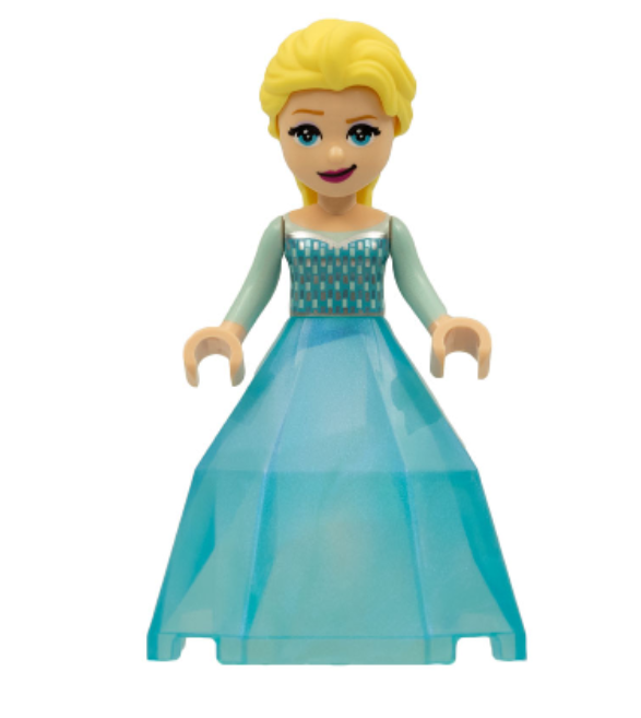 Lego Elsa 43199 Diamond Dress Container Bottom Disney