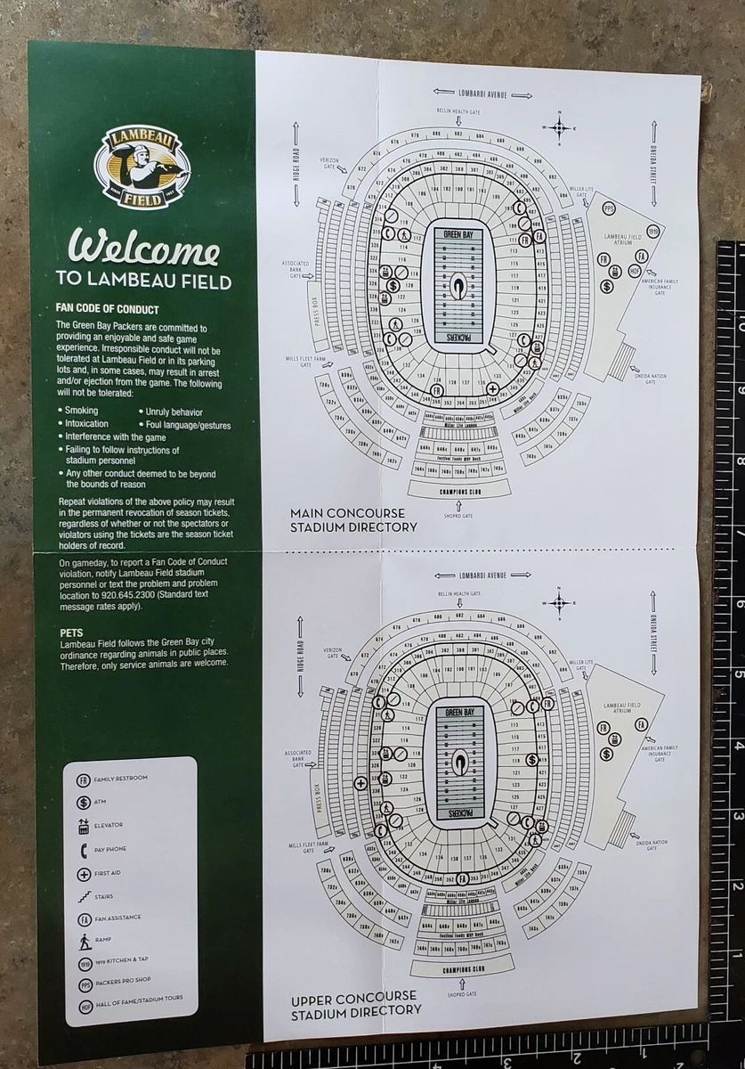 Lambeau Field Seating Chart Interactive Two Birds Home