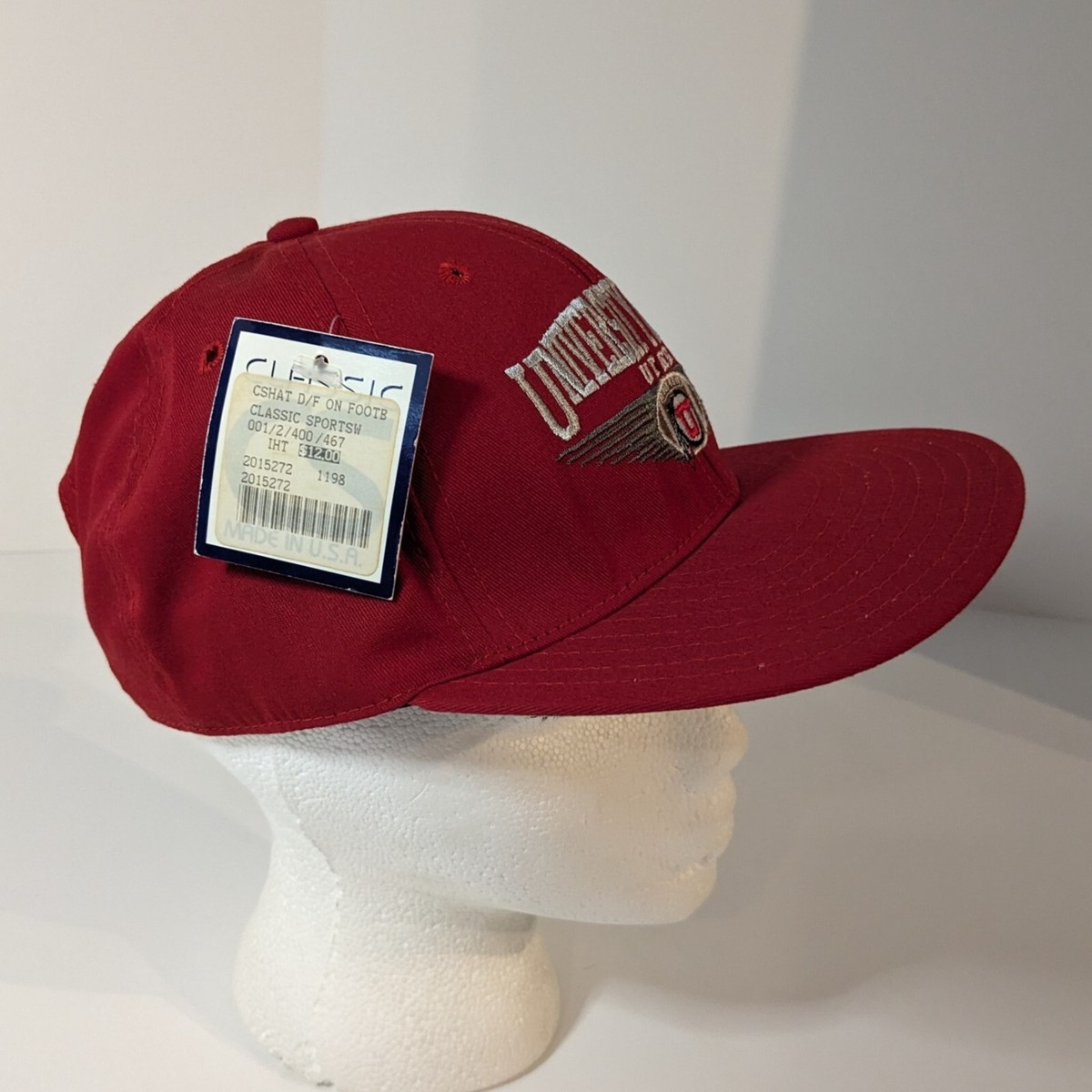 帽子 [2] UNIVERSITY U VINTAGE RED NCAA HAT 2] UNIVERSITY U VINTAGE RED NCAA HAT