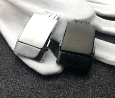 20*20mm Stainless Steel Buckle for Breitling Watch Polished Double Click Clasp