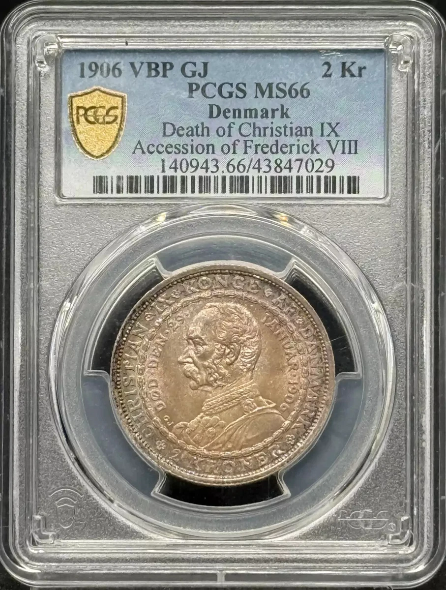 PCGS 认证MS 66 分级丹麦的硬币| eBay