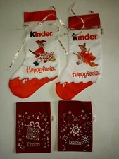 Lotto di 4 calza befana sacco Kinder Happyfania tutte diverse art.2488