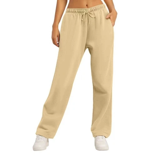 Womens Joggers Tracksuit Bottoms Close Hem Fleece Ladies Trousers Jogging Pants - Picture 13 of 13