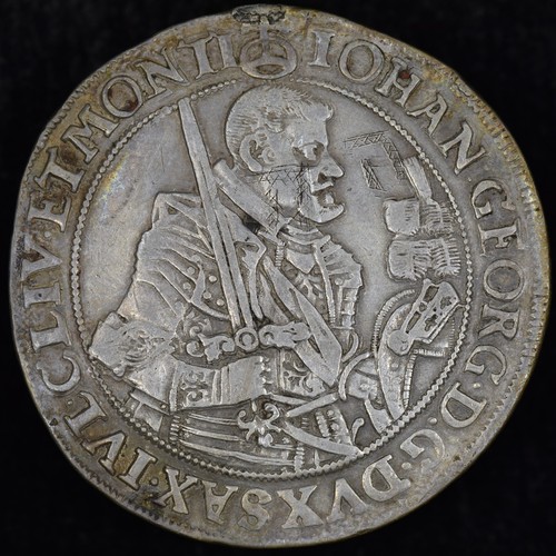 1630 SAXONY TALER ✪ VF VERY FINE DETAILS ✪ SILVER COIN GERMAN STATES THALER