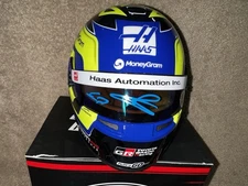 Oliver Ollie Bearman Signed Official 2025 Season Mini Helmet 1:2 Haas Beckett