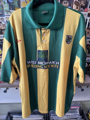 Original West Bromwich Albion 2001/03 Auswärtstrikot Herren 2XL Vintage sehr guter Zustand