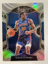 2020 Panini Select: Isaiah Stewart Silver Prizm Rookie #76