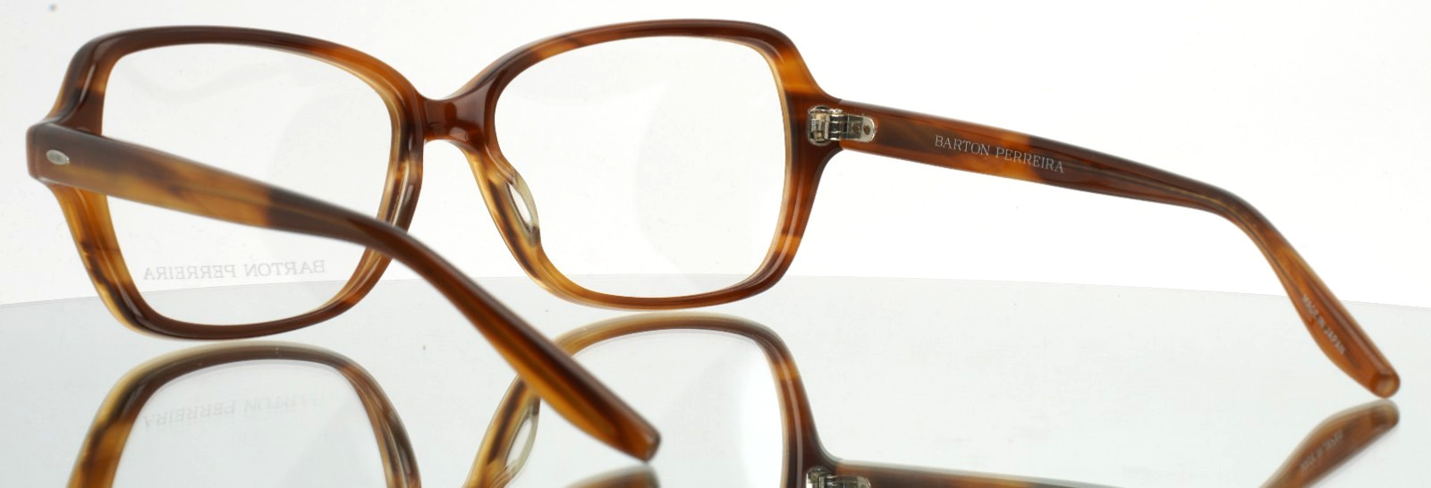 BARTON PERREIRA Sintra UMT Brown Horn Womens Butterfly Eyeglasses 54-15-135 B:42