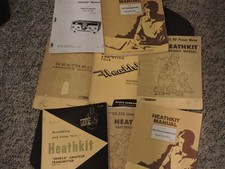 HEATHKIT INSTRUCTION MANUALS TOTAL OF THIRTY EIGHT.
