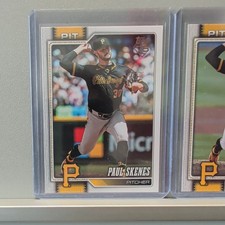 2026 TOPPS SERIES 1 PAUL SKENES #100 SUPER BOX IMAGE VARIATION+ BASE SSP PIRATES