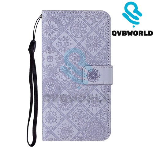 Embossing Leather Card Slot Wallet Case For Samsung S25 Ultra S24 Plus S23 S22 - Picture 16 of 19