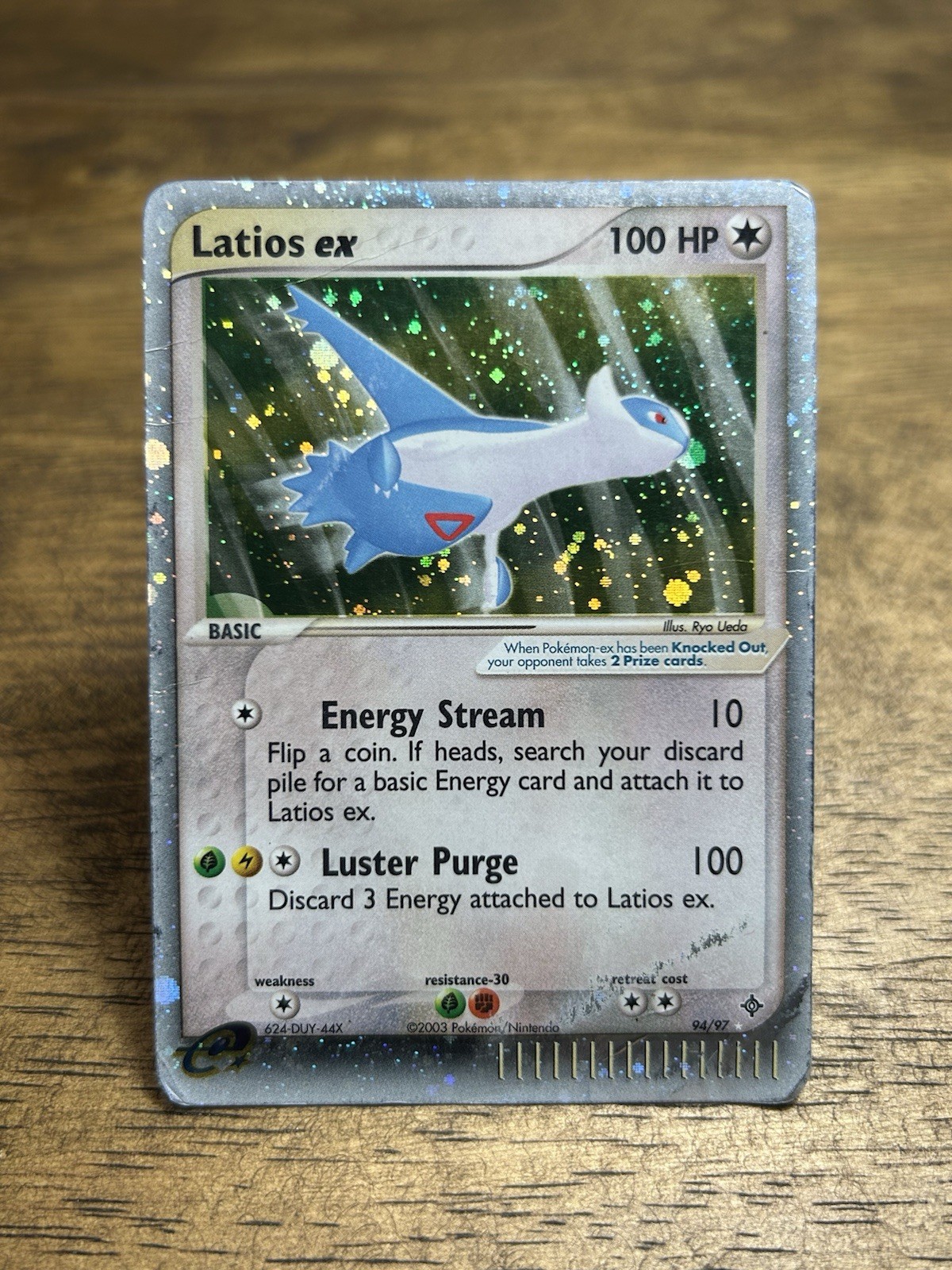 Latios ex 94/97 EX Dragon Pokemon Card Holo Foil Rare HP