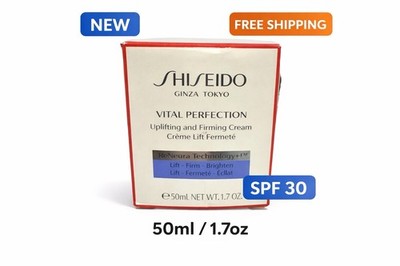 Shiseido Vital Perfection uplifting and firming day cream SPF 30 1.7oz/50ml NIB