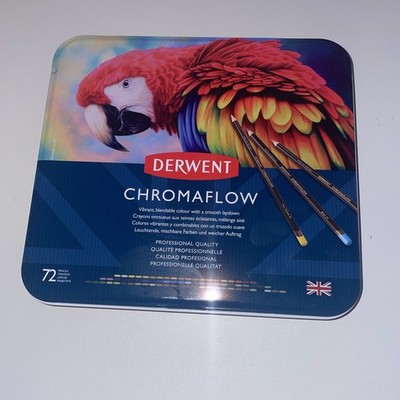 Derwent Chromaflow Artist Professional Farbstifte 72er Dose Set