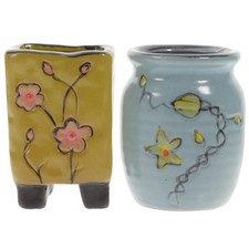  2 Pcs Pots De Fleurs Pour Plantes D'intérieur Casserole Succulentes