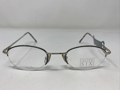 After Six France AS 864 COL.02 46 21 135 Silver Demi Gray Eyeglasses Frame +P16