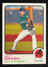 2022 Topps Heritage (RC) Matt Brash #547 Mariners