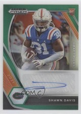 2021 Panini Prizm Draft Picks Green Shawn Davis #DPA-SDA Auto 13w2