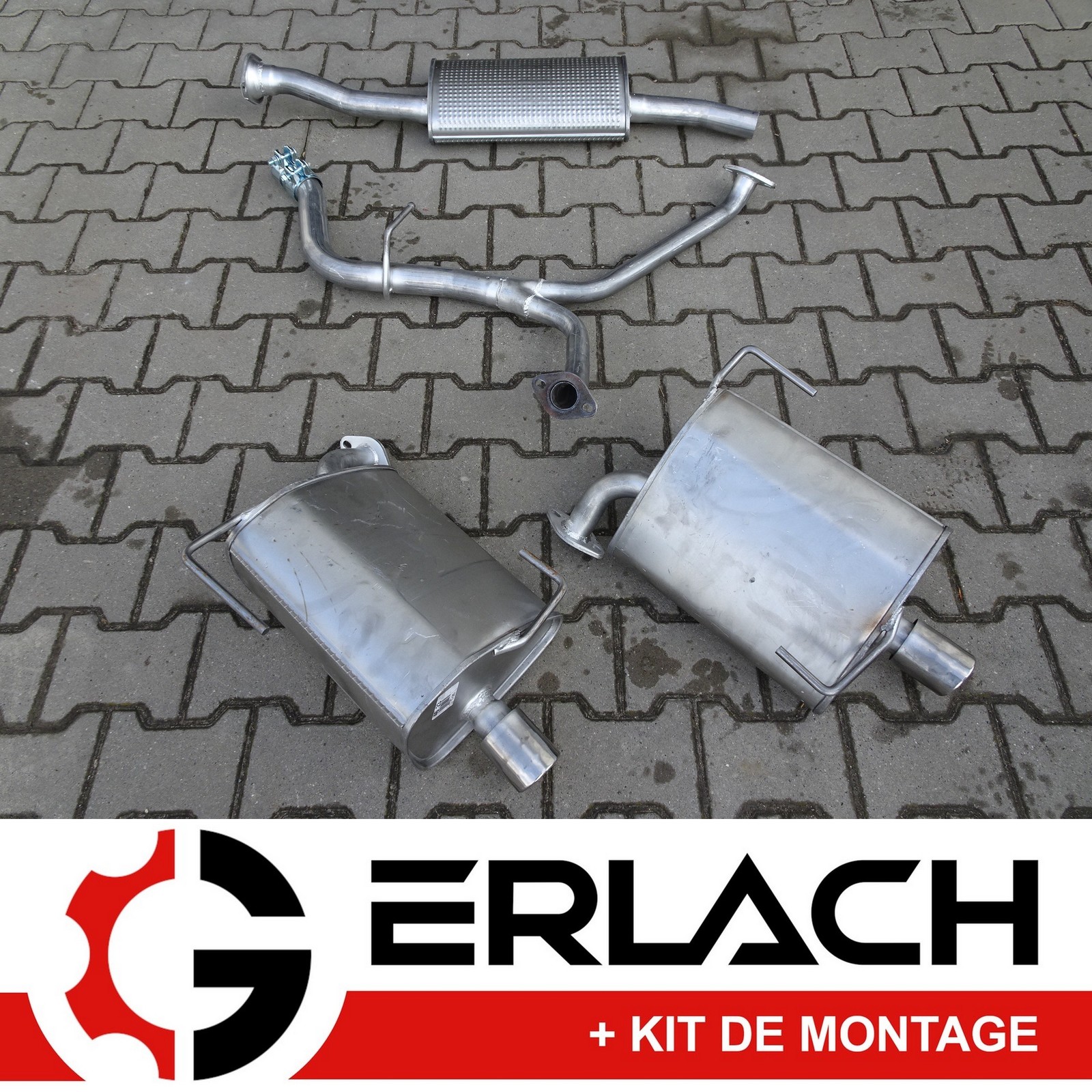 Silencieux 3314 pour Subaru Legacy et Forester résout les fuites et bruits de pot