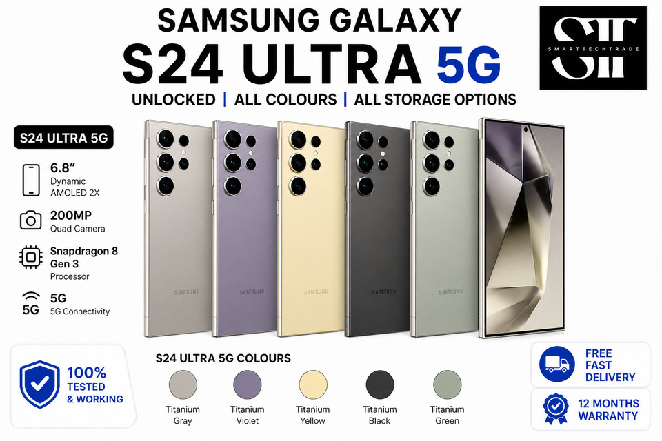 Samsung Galaxy S24 Ultra - 256GB 512GB 1TB - tutti i colori titanio - ottimo