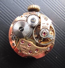 Armbanduhrwerk FELSA 4072 antik 70ziger Jahre mechanisch Handaufzug rotvergoldet