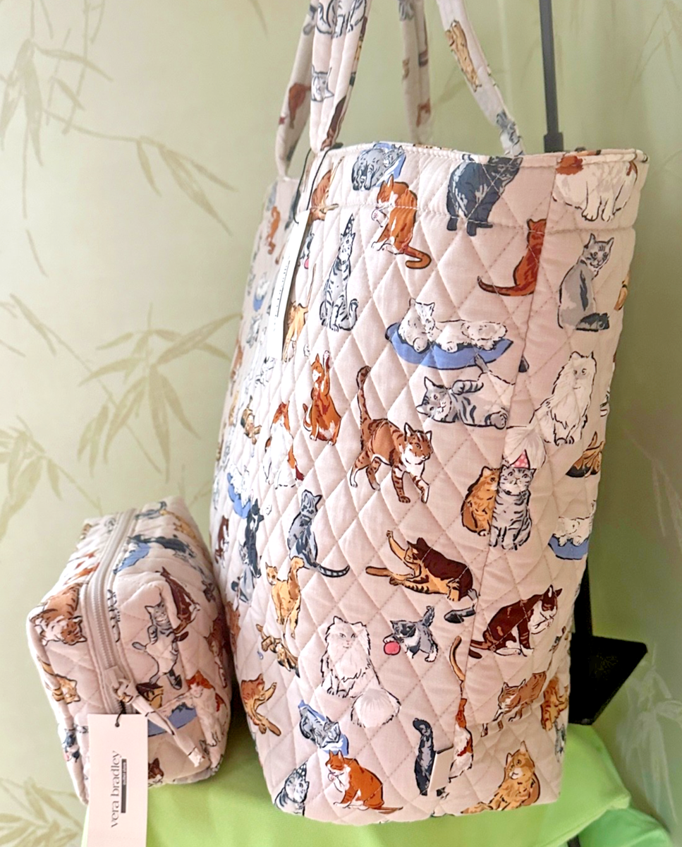 Cosmetic Bag Vera Bradley Small Iconic Tote Small Original Zip