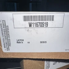 New Genuine Whirlpool Washer Lid Latch W11670519