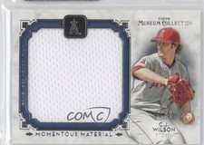 2014 Topps Museum Collection Momentous Material Jumbo Relics 49/50 CJ Wilson 1p5