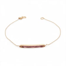 aget Colored stone Bracelet K10(YG) 1.0g