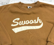 Nike "Swoosh" Crewneck Youth Sweatshirt Long Sleeve Shirt YOUTH MEDIUM