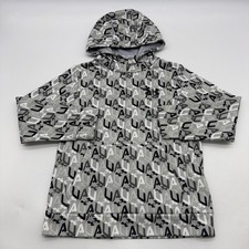 Under Armour Hoodie Sweater Youth Boys S/M Multicolor Logo Aop. 45039