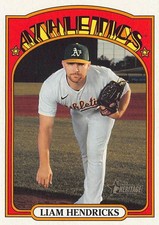 2021 Topps Heritage Liam Hendriks Oakland Athletics #397