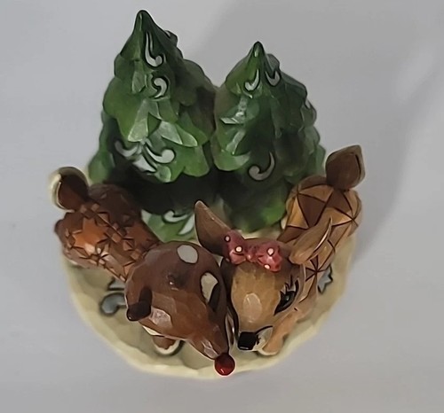Jim Shore Rudolph The Red-Nosed Reindeer & Clarice & Christmas Tree 4017298 2010 - Picture 10 of 14