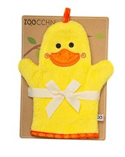 Zucchini Zoocchini Bath Mitts Duck Puddle Yellow Set of 1 ZOO9001 Official