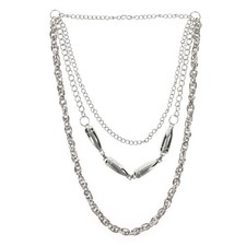 80's Punk Rock Gothic Bullet Chain Costume Jewelry Necklace