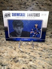 2012 Panini Showcase Swatches Brett Connolly JERSEY /25! Tampa Bay Lightning