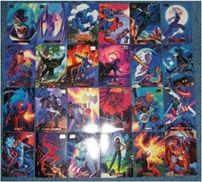 1994 MARVEL MASTERPIECES BASE SET 1-140 - Pick your card