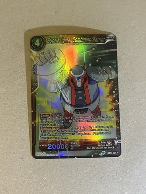 DBS:M Super Sigma, Combining Warrior BT17-021 R Foil Ultimate Squad