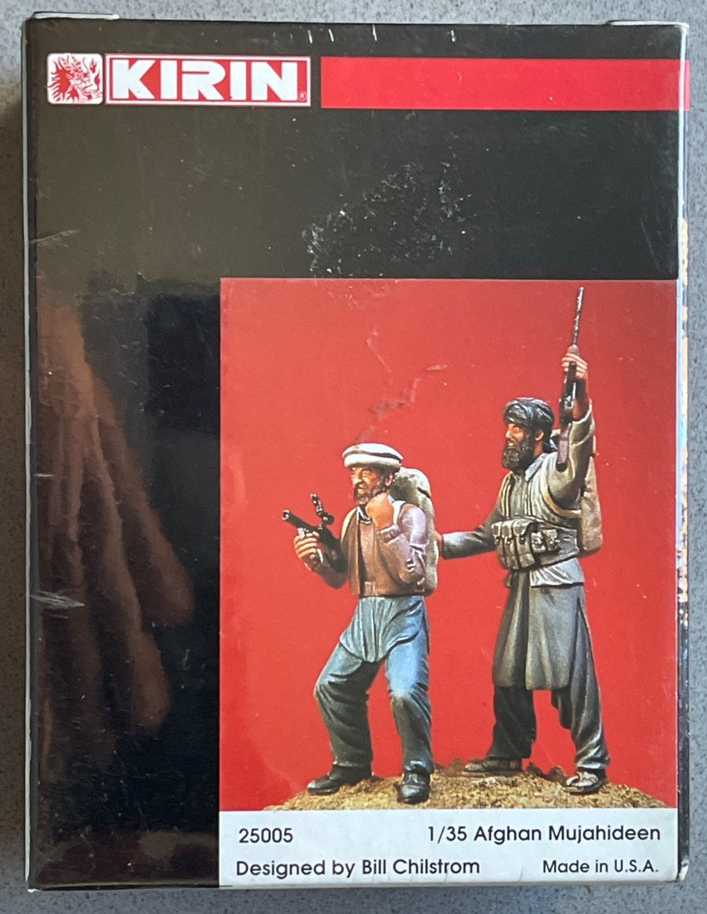 Kirin 25005 Afghan Mujahedeen 2 Figures 1:35 Scale Resin Model Kit 1/35